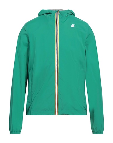 K-WAY Jacket Green 95% Nylon, 5% Elastane, Polyurethane