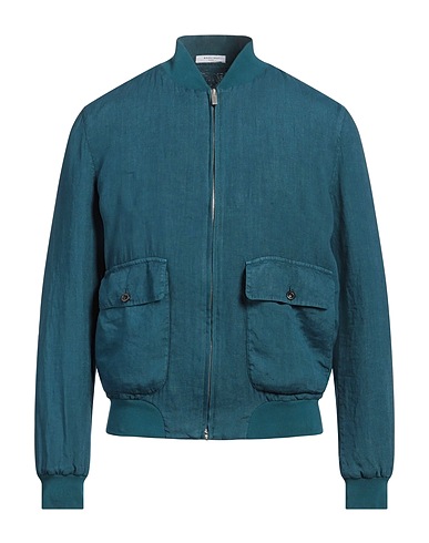 BOGLIOLI Bomber Deep teal 100% Linen