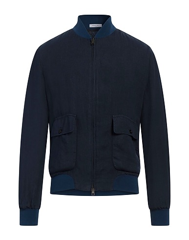 BOGLIOLI Bomber Blue 100% Linen