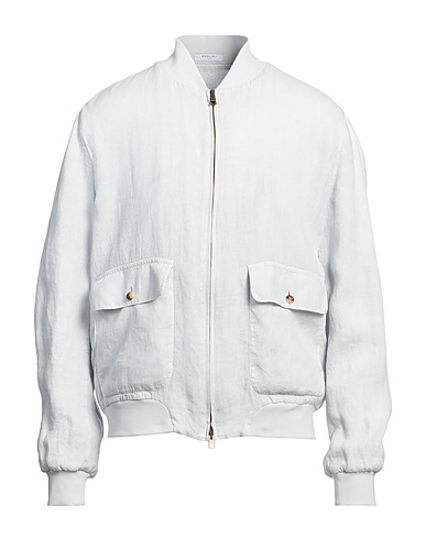 BOGLIOLI Bomber Sky blue 100% Linen