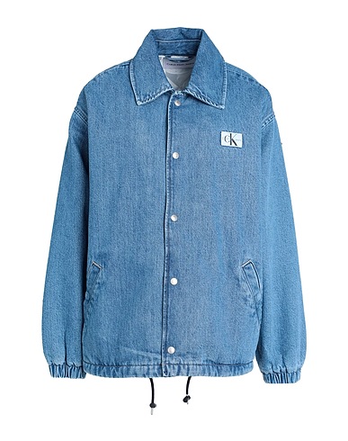 CALVIN KLEIN JEANS Jeansjacke Blau 100% Baumwolle