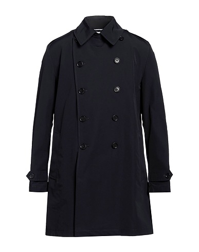 ASPESI Double breasted pea coat Midnight blue 53% Cotton, 47% Polyester