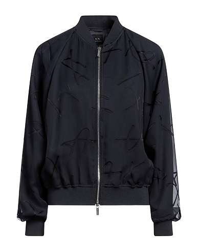 ARMANI EXCHANGE Blouson Bleu nuit 83% Polyester, 17% Viscose, Élasthanne