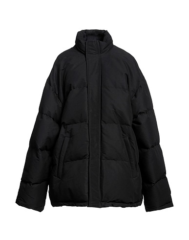 BALENCIAGA Shell jacket GARDE-ROBE Black 65% Polyamide, 35% Cotton, Polyurethane coated
