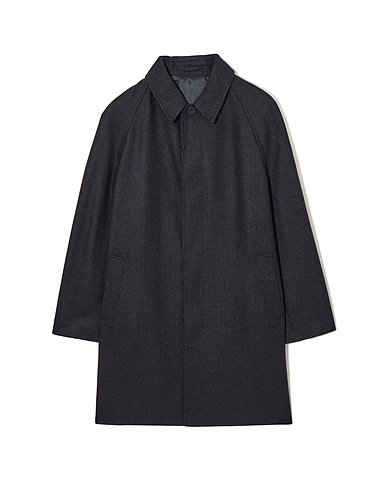 COS Coat Navy blue 67% Wool, 22% Polyamide, 11% Polyester