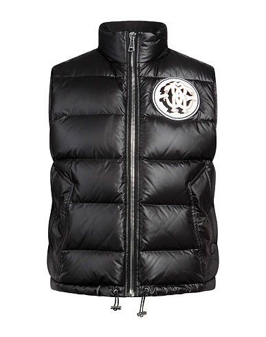 ROBERTO CAVALLI Shell  jacket Black 100% Polyester, Cotton