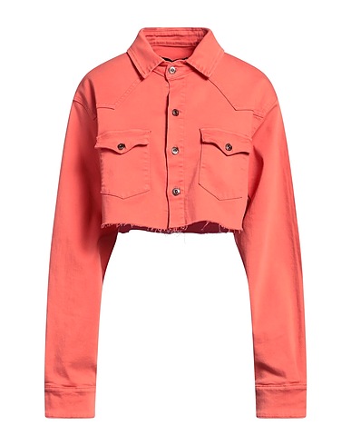 3x1 NYC Denim jacket Salmon pink 92% Cotton, 6% Polyester, 2% Elastane
