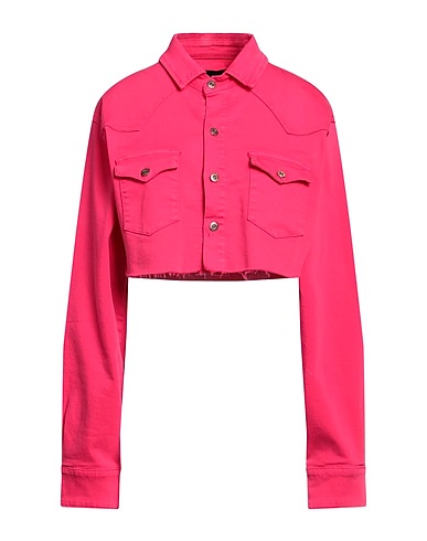 3x1 NYC Denim jacket Magenta 92% Cotton, 6% Polyester, 2% Elastane