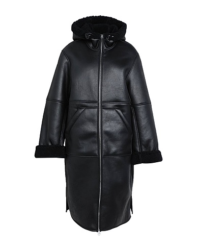 ARKET Coat Black 100% Recycled polyester