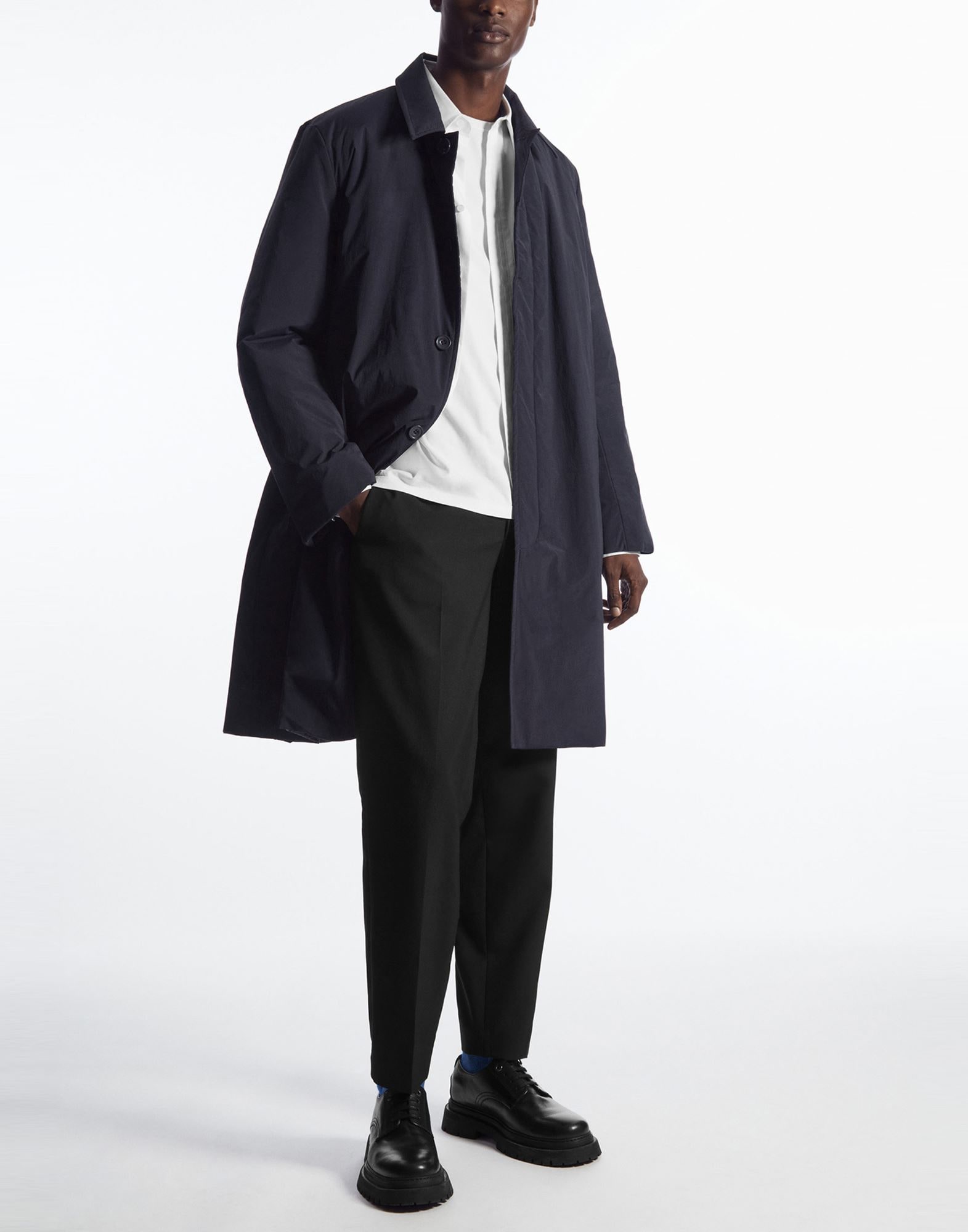 COS コート＆ブルゾン | コート ネイビー メンズ | YOOX