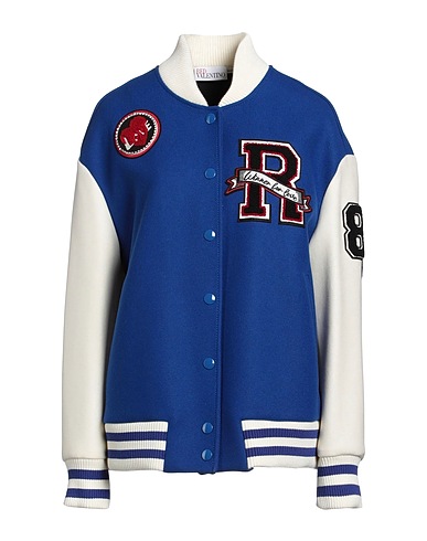 REDValentino Jacket Bright blue 73% Wool, 21% Polyamide, 6% Cashmere, Virgin Wool, Acrylic