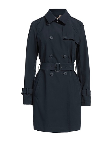 DEKKER Double breasted pea coat Midnight blue 100% Polyester