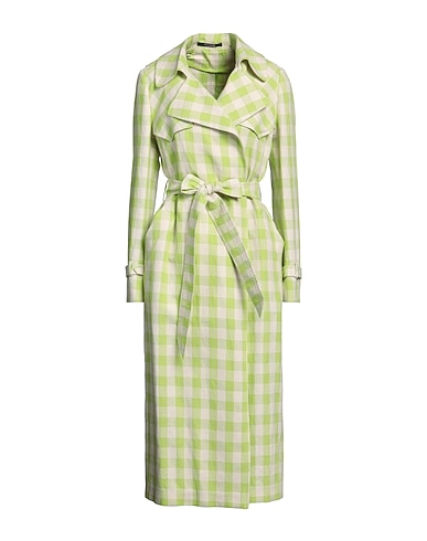 TAGLIATORE 02-05 Full-length jacket Green 65% Cotton, 20% Linen, 15% Silk