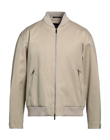 EMPORIO ARMANI Bomber Beige 100% Cotone