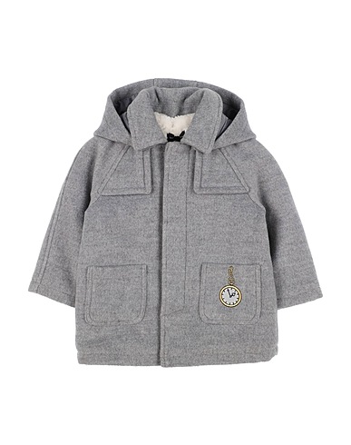 MONNALISA Coat Grey 74% Polyester, 26% Wool