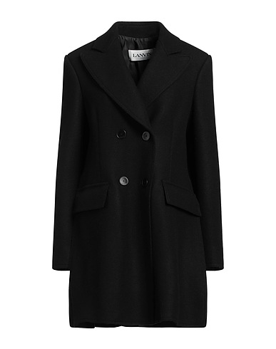 LANVIN Coat Black 90% Wool, 10% Polyamide