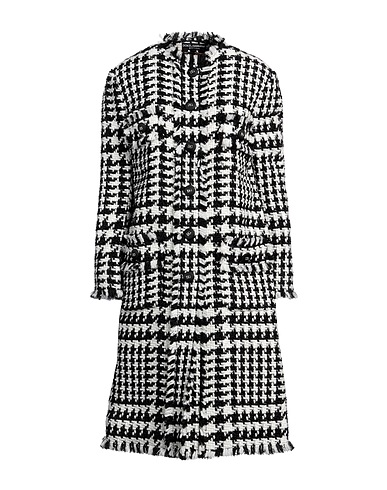 DOLCE&GABBANA Coat Black 59% Acrylic, 22% Cotton, 10% Wool, 6% Polyester, 3% Other Fibres