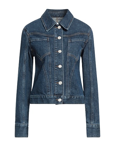 TRUSSARDI Giubbotto jeans Blu 88% Cotone, 11% Poliestere, 1% Elastan