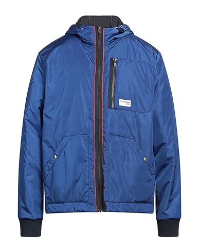 FAY Jacket Blue 100% Polyamide, Elastane, Polyester