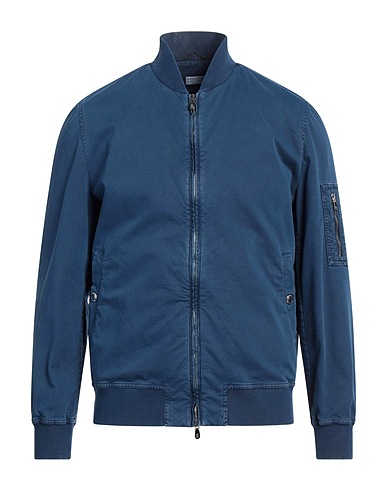 BRUNELLO CUCINELLI Denim jacket Blue 96% Cotton, 4% Elastane
