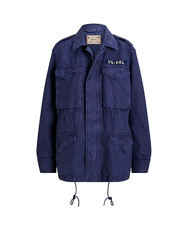 POLO RALPH LAUREN Jacket RELAXED FIT SURPLUS BROKEN-TWILL JACKET
 Slate blue 100% Cotton