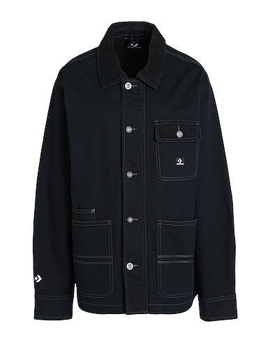 CONVERSE Jacket SKATE JACKET  Black 100% Cotton