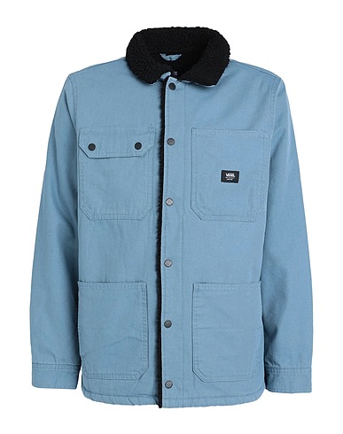 VANS Jacket DRILL CHORE COAT SHERPA II
 Pastel blue 100% Cotton