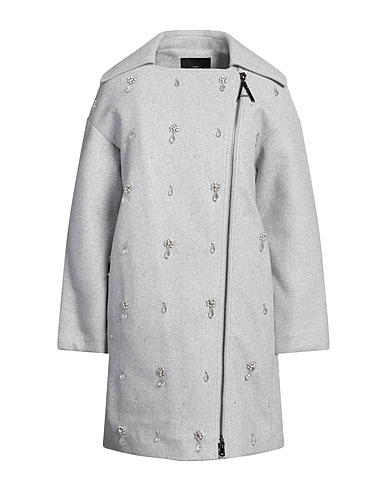 ACTITUDE by TWINSET Пальто Светло-серый 100% Полиэстер
