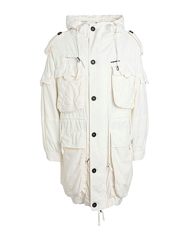 DSQUARED2 Coat White 97% Cotton, 3% Elastane