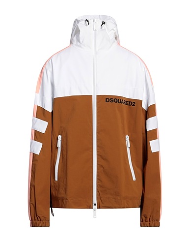DSQUARED2 Jacket Khaki 97% Cotton, 3% Elastane, Polyamide