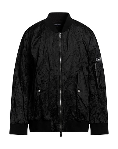 DSQUARED2 Bomber Black 72% Cotton, 28% Metallic fiber