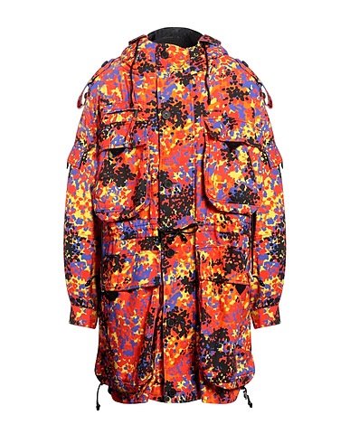 DSQUARED2 Coat Orange 97% Cotton, 3% Elastane