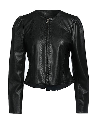 YES ZEE by ESSENZA Jacket Black 60% Polyurethane, 40% Viscose