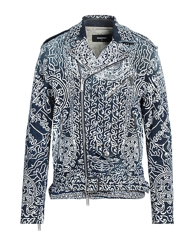 DSQUARED2 Denim jacket Blue 98% Cotton, 2% Elastane