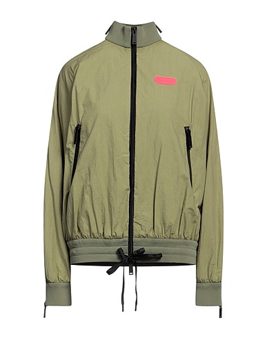 DSQUARED2 Jacket Military green 100% Cotton, Polyester