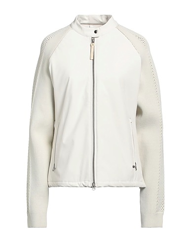 WOOLRICH Jacket Off white 94% Polyester, 6% Elastane