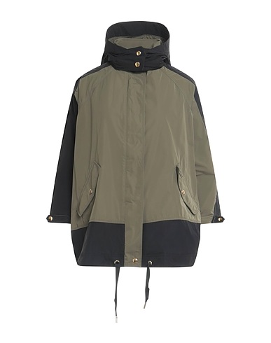 WOOLRICH コート ミリタリーグリーン ポリエステル 100%