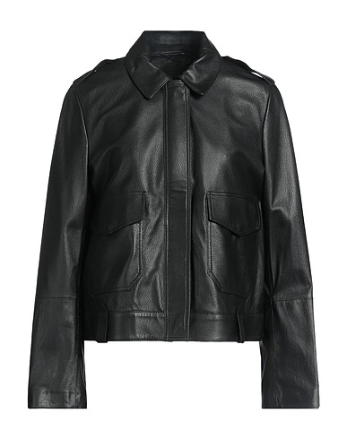 GIORGIO BRATO Biker jacket Black 100% Leather