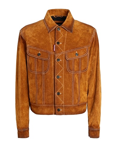 DSQUARED2 Jacket Camel 100% Calfskin