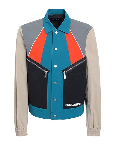 DSQUARED2 Jacke VERDE PETROLIO 97% Baumwolle, 3% Elastan