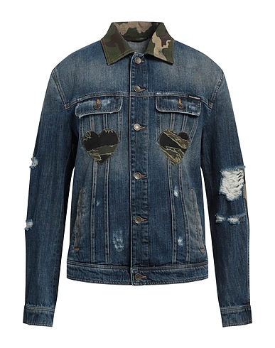 DOLCE&GABBANA Denim jacket Blue 100% Cotton