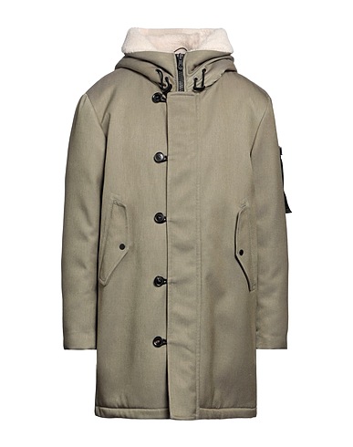 PEUTEREY Shell jacket Military green 60% Wool, 40% Polyamide
