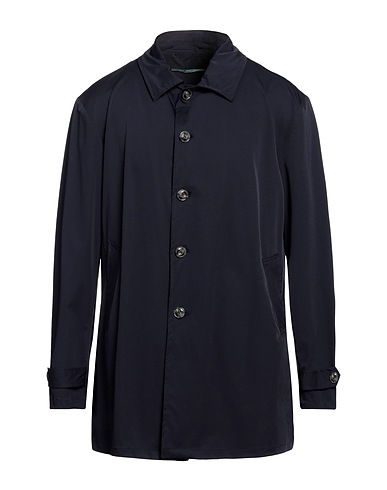 BARBA Napoli Full-length jacket Midnight blue 92% Polyamide, 8% Elastane