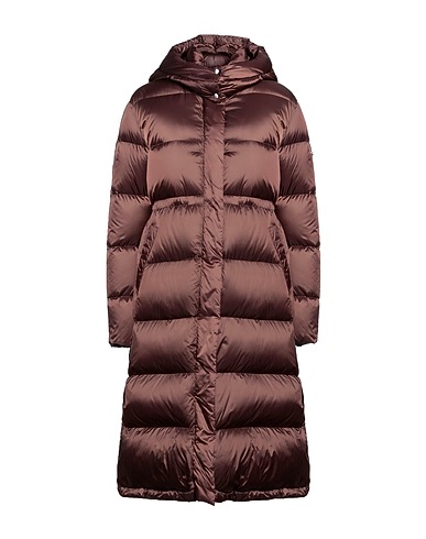 ADD Shell jacket Brown 100% Polyamide, Acrylic, Wool, Polyester, Elastane