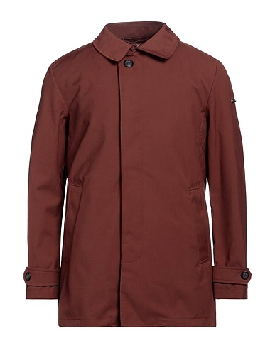 ADD Manteau long Chocolat 80% Polyester, 20% Rayonne, Polyamide