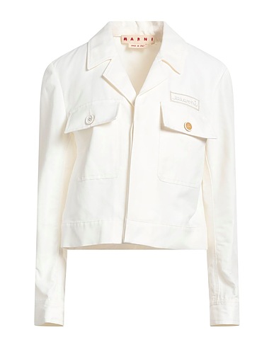 MARNI Giubbotto Bianco 38% Poliammide, 32% Lino, 30% Cotone