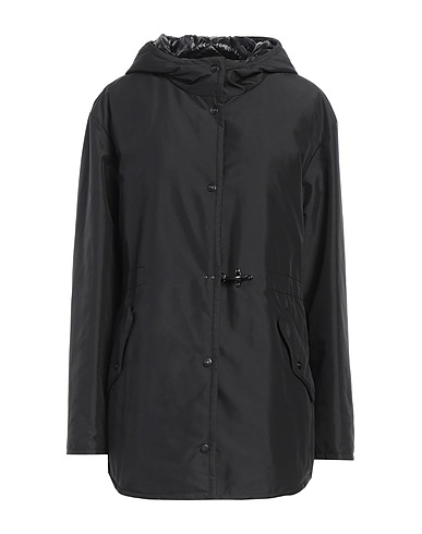 FAY Coat Charcoal 80% Virgin Wool, 20% Polyamide