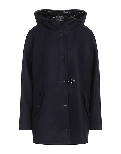 FAY Cappotto Blu notte 80% Lana Vergine, 20% Poliammide
