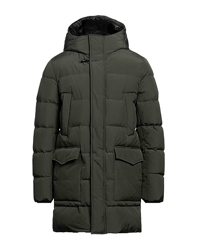 FAY Piumino Verde scuro 100% Poliammide, Elastan