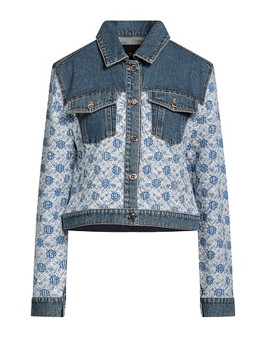 MAJE Denim jacket 42% Viscose, 30% Cotton, 27% Polyamide, 1% Elastane